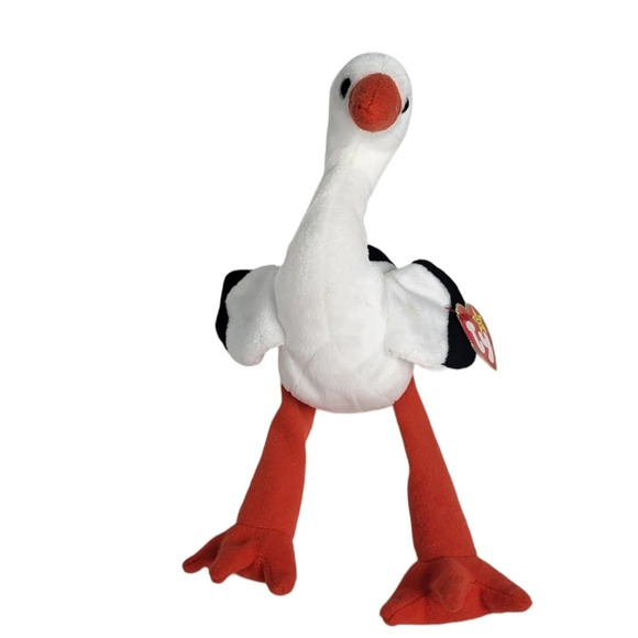 Ty Beanie Baby Stilts The Stork - Picture 1 of 3